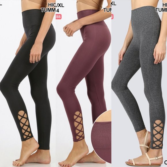 high waisted tummy control leggings